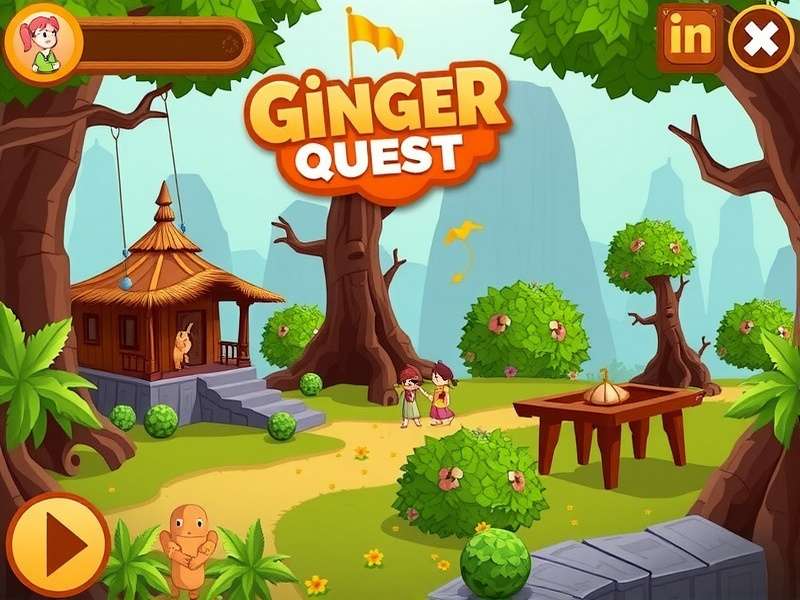 Explore the vibrant world of Ginger Quest India Ginger Quest India Game Screenshot